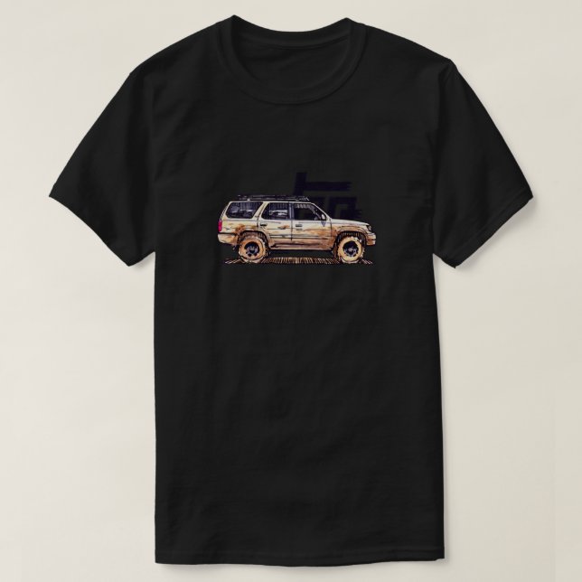 3. Gen 4Runner TRD - Tan Angepasst T-Shirt (Design vorne)