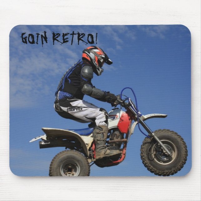 3 Geschäftemacher, GOIN RETRO! Mousepad (Vorne)