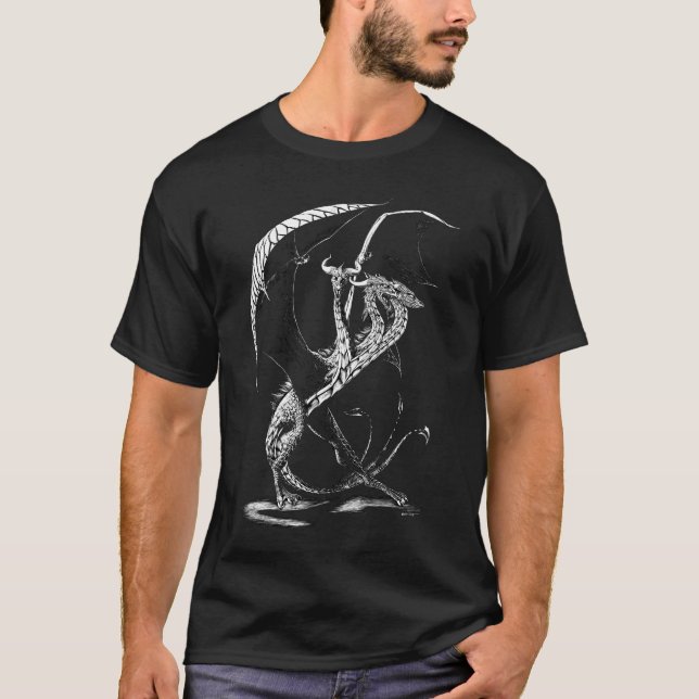 3 GESCHOSSENER DRAGON T-Shirt (Vorderseite)