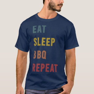 3 Grillen Geschenk Sleep GRILLEN wiederholen T-Shirt