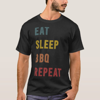 3 Grillen Geschenk Sleep GRILLEN wiederholen T-Shirt