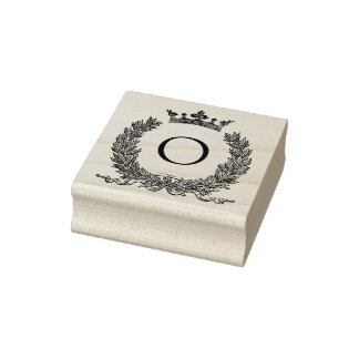 3 Größen Gummi Briefmarke Monogramm Anfangsbuchsta Gummistempel