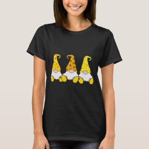 3 Happy Harvest Gnomes Sonnenblumen Fall Sommer T-Shirt