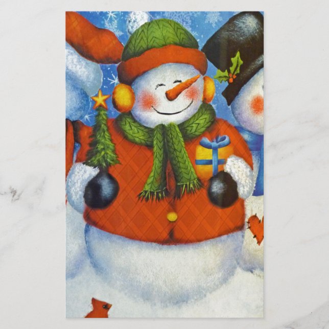 3 Happy Snowmen (Vorderseite)