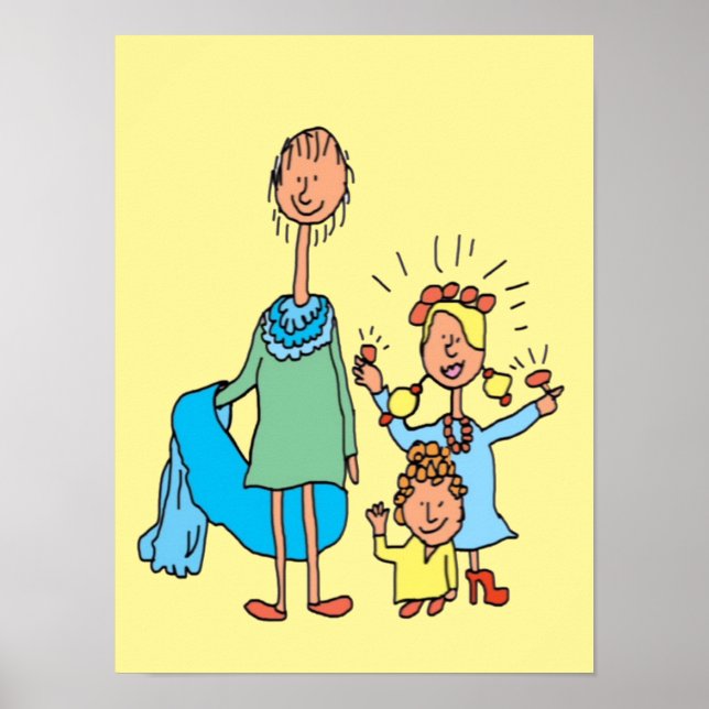 3 Happy Women poster (Vorne)