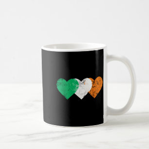 3 Hearts Irland Flagge St. Patricks Tag Irische Fl Kaffeetasse