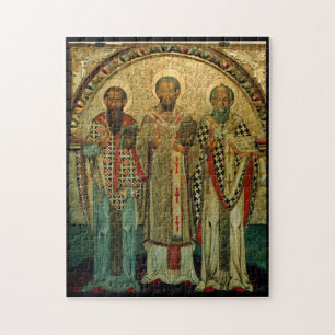 3 Heiliger Hierarch l Orthodox Icon l Katholische  Puzzle