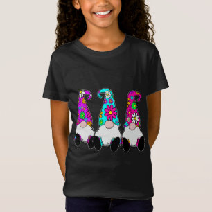 3 Hippie Gnomes Daisy Blume Hat Retro Peace Groov T-Shirt