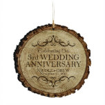 3. Hochzeitsfeier Bark Hanging Ornament<br><div class="desc">Feiern Sie Ihren besonderen Jubiläumstag mit Ihrem besonderen Teil,  indem Sie LifeSong Meilensteine Hochzeit Anniversary Barkstil Weihnachtsschmuck genießen. Holen Sie sich dieses Geschenk als echter Sake,  um sich an Ihren besonderen Tag zu erinnern. LifeSong Meilensteine haben das perfekte Geschenk für Jubiläumsschmuck geschaffen.</div>