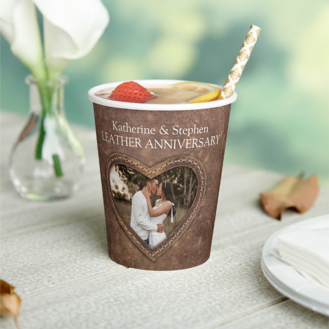 3. Hochzeitstag Foto Pappbecher (In Situ)