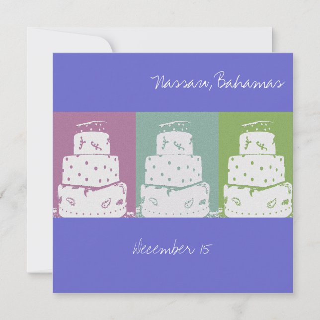 3 Hochzeitstorten (Vorderseite)