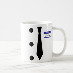 3 Hole Punch Jim Costume Easy Halloween T Shirt Kaffeetasse