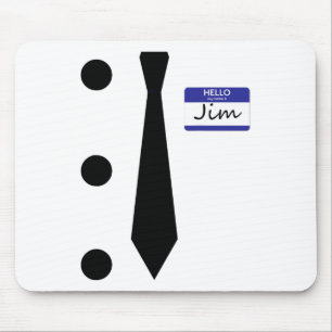 3 Hole Punch Jim Costume Easy Halloween T Shirt Mousepad