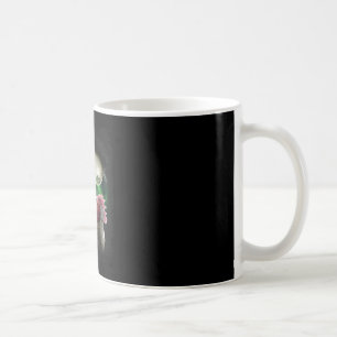3 Hühner Mond Wolf Hühner heulende Wölfe Kaffeetasse