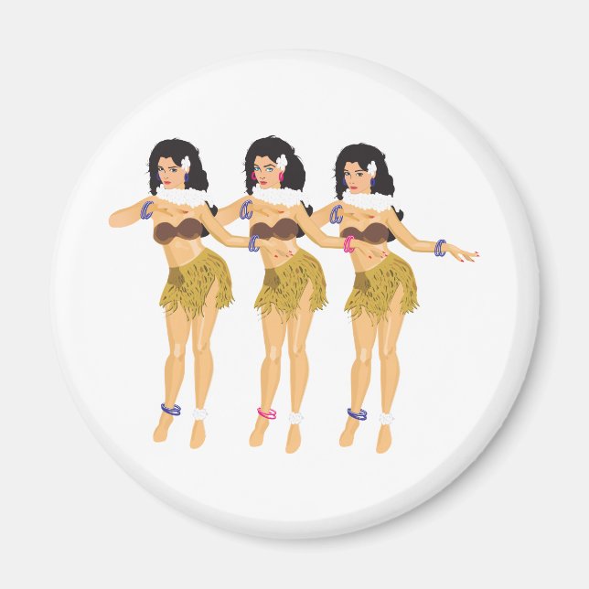 3 Hulas Magnet (Vorne)