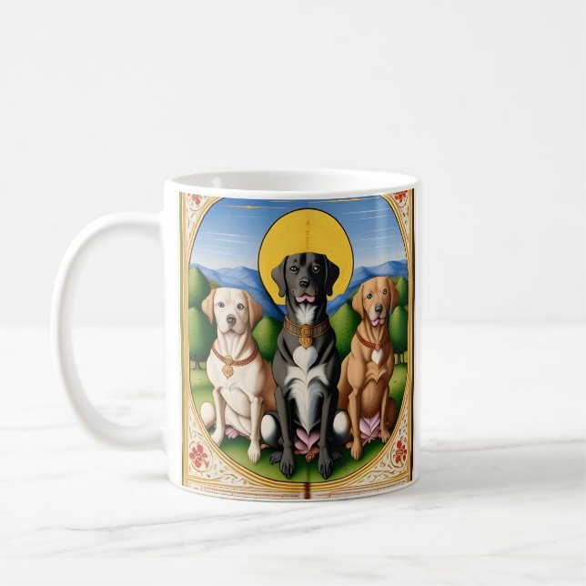 3 Hunde Tasse  (Links)