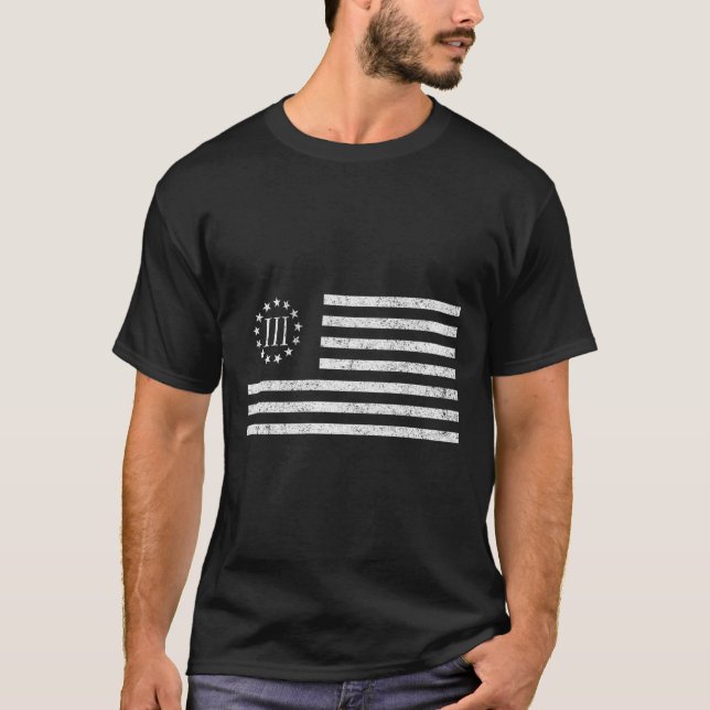 3 III Percentren Oath Kepers T-Shirt (Vorderseite)