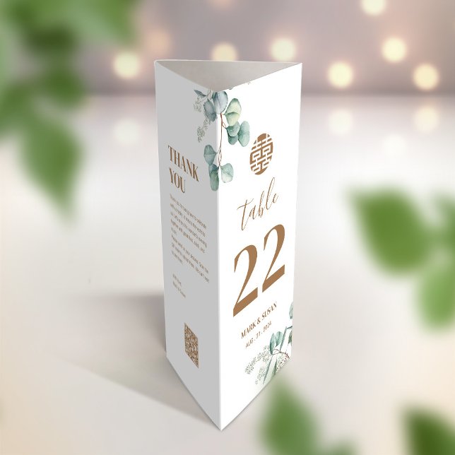3 in 1 Tischnummer, Menü & Dankeschön Karte (Von Creator hochgeladen)