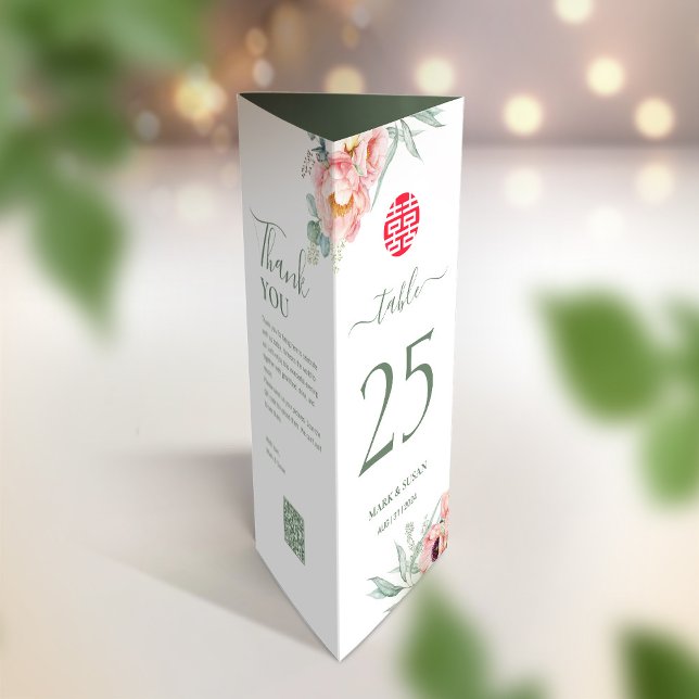 3 in 1 Tischnummer, Menü & Dankeschön Karte (Von Creator hochgeladen)