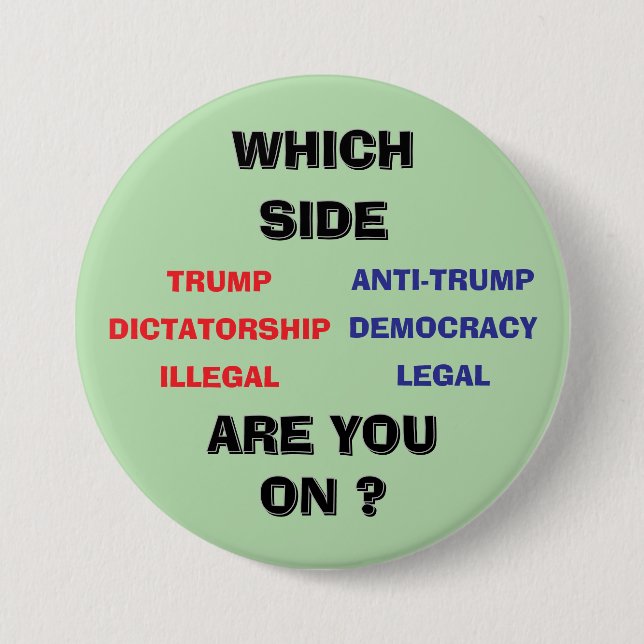 3 inch round Button (Vorderseite)