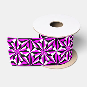 3 Inch Wüste Blume in Rosa Satinband