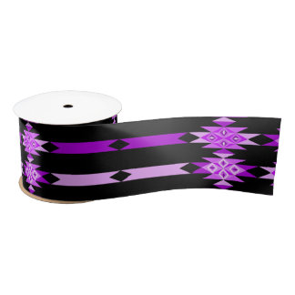 3 Inch Wüstendiamanten auf schwarz Satinband