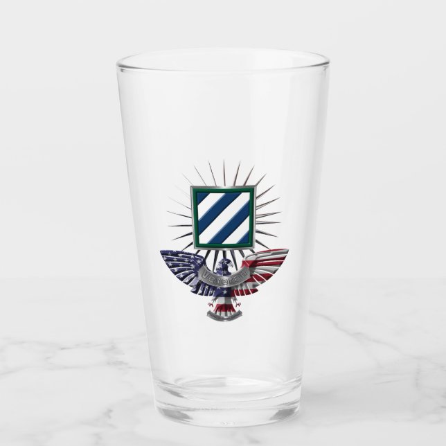 3. Infanterie-Division, kundenspezifischer Adler Glas (Vorderseite)