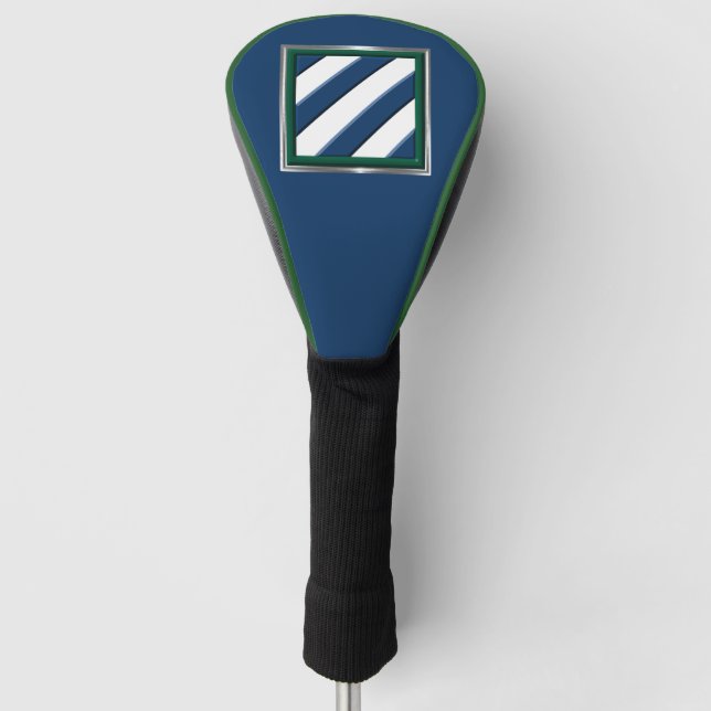 3. Infanterieabteilung "Gerahmter Patch" Golf Headcover (Vorderseite)