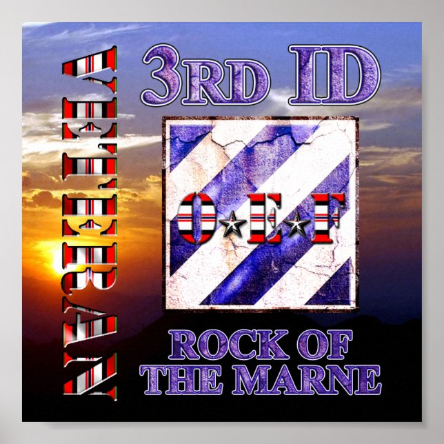 3. Infanterieabteilung OEF Veteran Poster (Vorne)