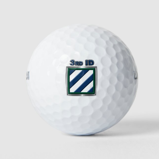 3. Infanterieabteilung "Rock of the Marne" Golfball (Vorderseite)