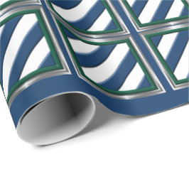 3. Infanterieabteilung - Silver Gerahmt Patch Wrap Geschenkpapier