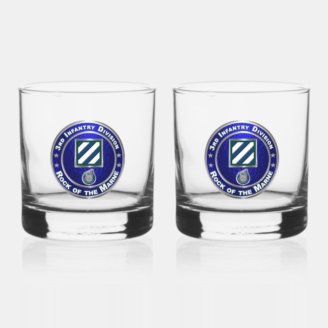 3. Infanterieabteilung Whiskyglas (Vorderseite)