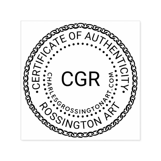 3 Initial Certificate of Authenticity #8 Name URL Permastempel (Design)