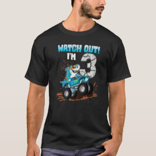 3 Jahre alt 3. Geburtstag Hai Junge Girl Monster t T-Shirt