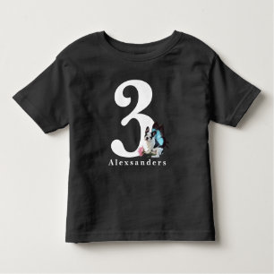 3 Jahre alt, 3. Geburtstag Niedlicher Hundeschmett Kleinkind T-shirt