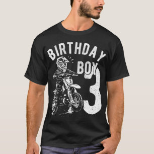 3 Jahre alt - Geburtstagskind - Dirt bike - Motor T-Shirt