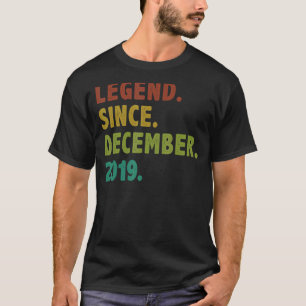 3 Jahre alte Legende seit 3. Dezember 2019 T-Shirt