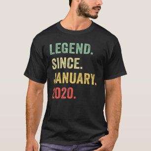 3 Jahre alte Legende seit 3. Januar 2020 T-Shirt