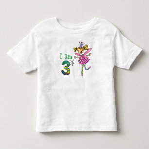 3 Jahre alte Prinzessenfee Kleinkind T-shirt