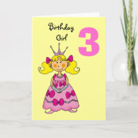 3 Jahre alte Prinzessin (blonde Haare)