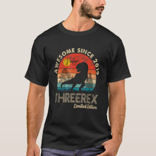 3 Jahre alter Dinosaurier Phantastisch seit 2019 3 T-Shirt