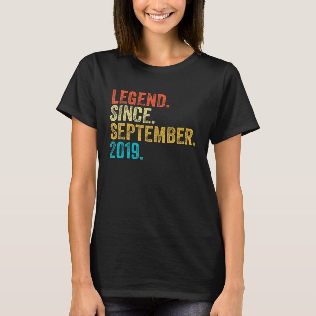 3 Jahre alter Geschenkbund seit September 2019 3.  T-Shirt (Vorderseite)