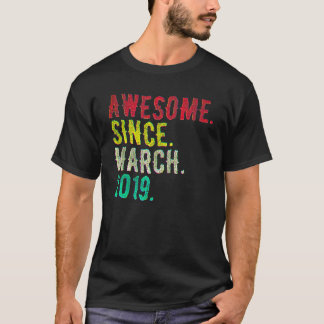 3 Jahre alter März 2019 T-Shirt