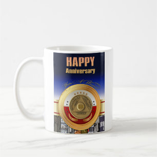3 Jahre INDIVIDUELLE NAME OM Coin Du bist ein Gewi Kaffeetasse