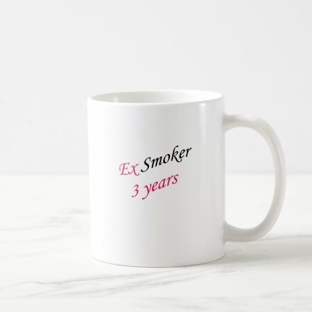 3-jähriger Exraucher Tasse (Rechts)