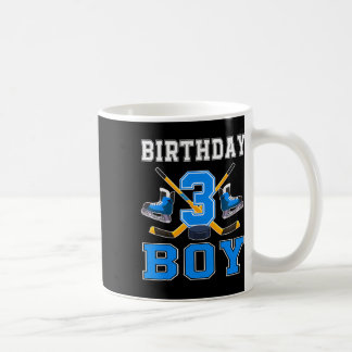 3-jähriger Geburtstagsjunge Eishockey 3. Party Kaffeetasse