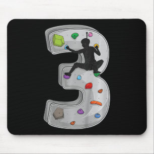 3-jähriges Kletterabenteuer zum 3. Geburtstag C Mousepad