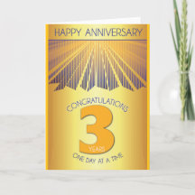 3-jähriges Nüchternheitsjubiläum | Golden Ray 12-S