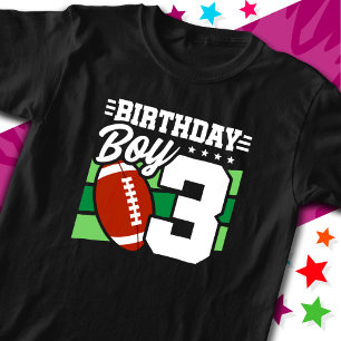 3-jähriges Party Thema 3. Geburtstag Junge T-Shirt