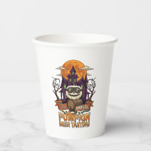 3. jährliche Kürbisbier-Verkostung Halloween Spuk Pappbecher